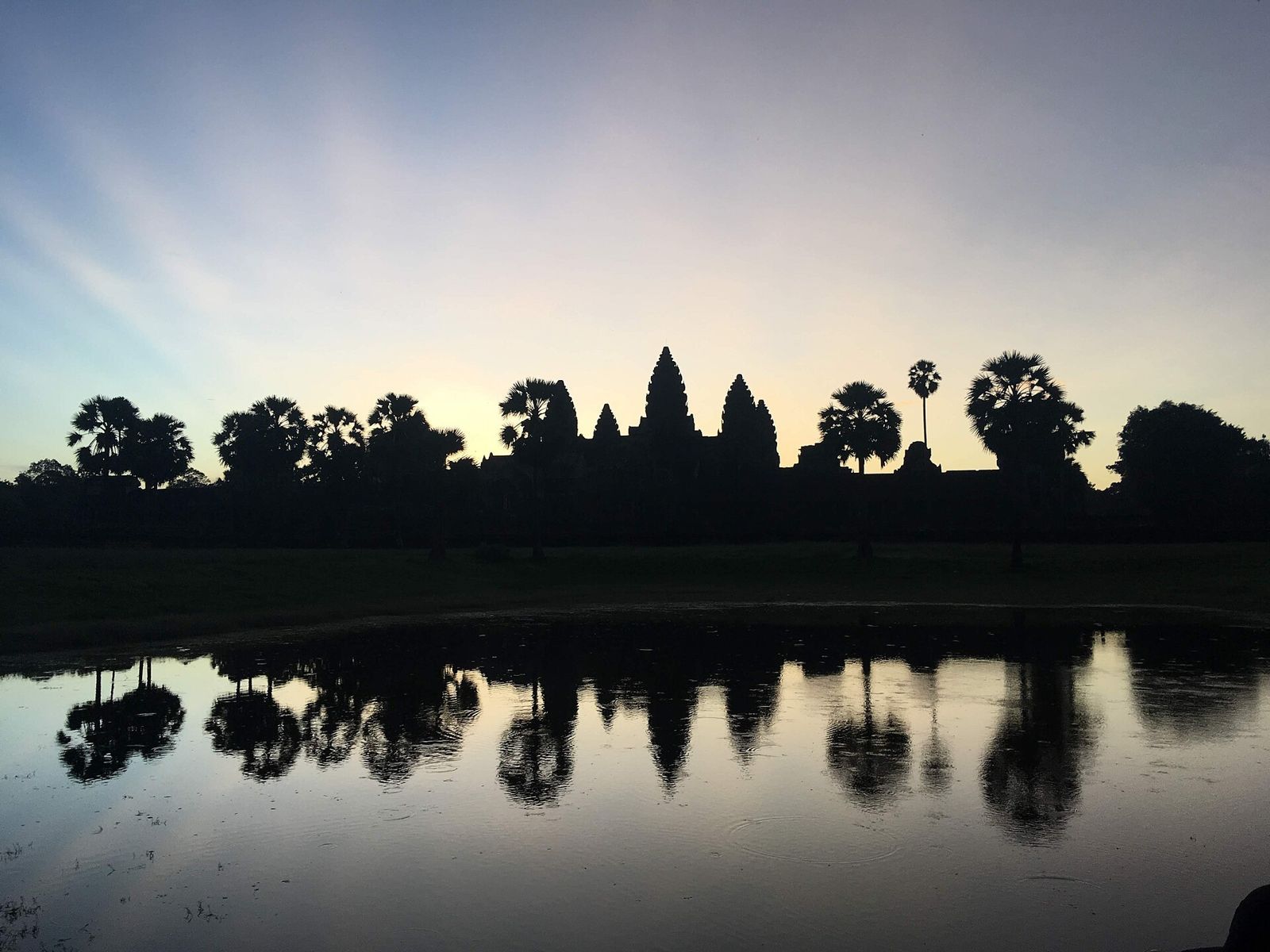Angkor Wat at sunrise.